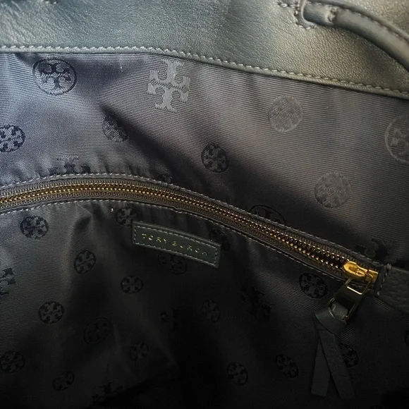 Tory Burch Navy Blue Backpack